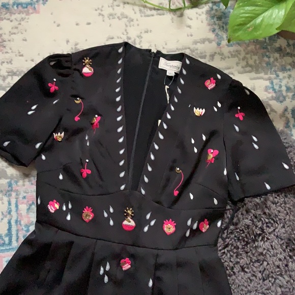 Temperley London NWT black midi dress UK6/US2 - Picture 2 of 9